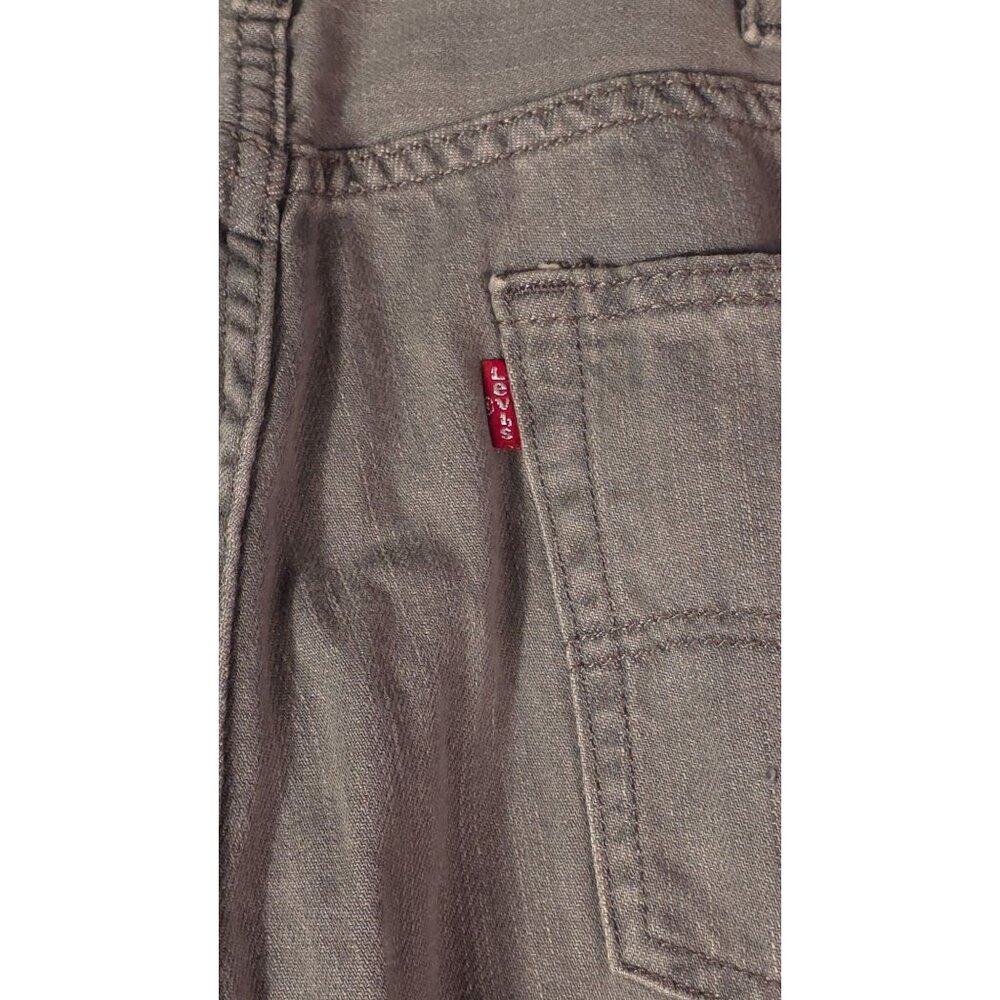 Levis 505 Men's Jeans W38 L30 Riveted Denim Gray - Picture 5 of 6